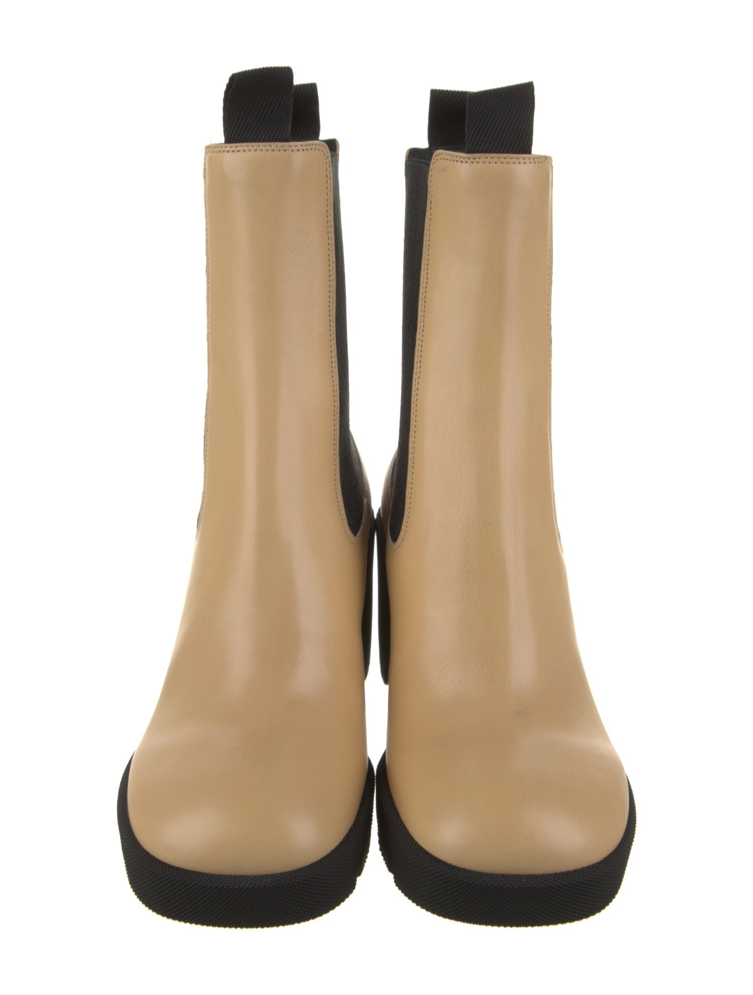 Burberry Leather Chelsea Boots